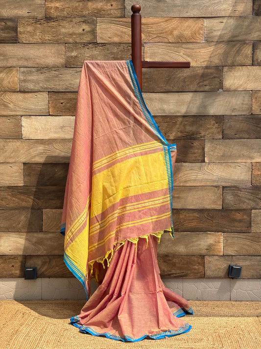 Pure Cotton Dhonekhali Saree 2