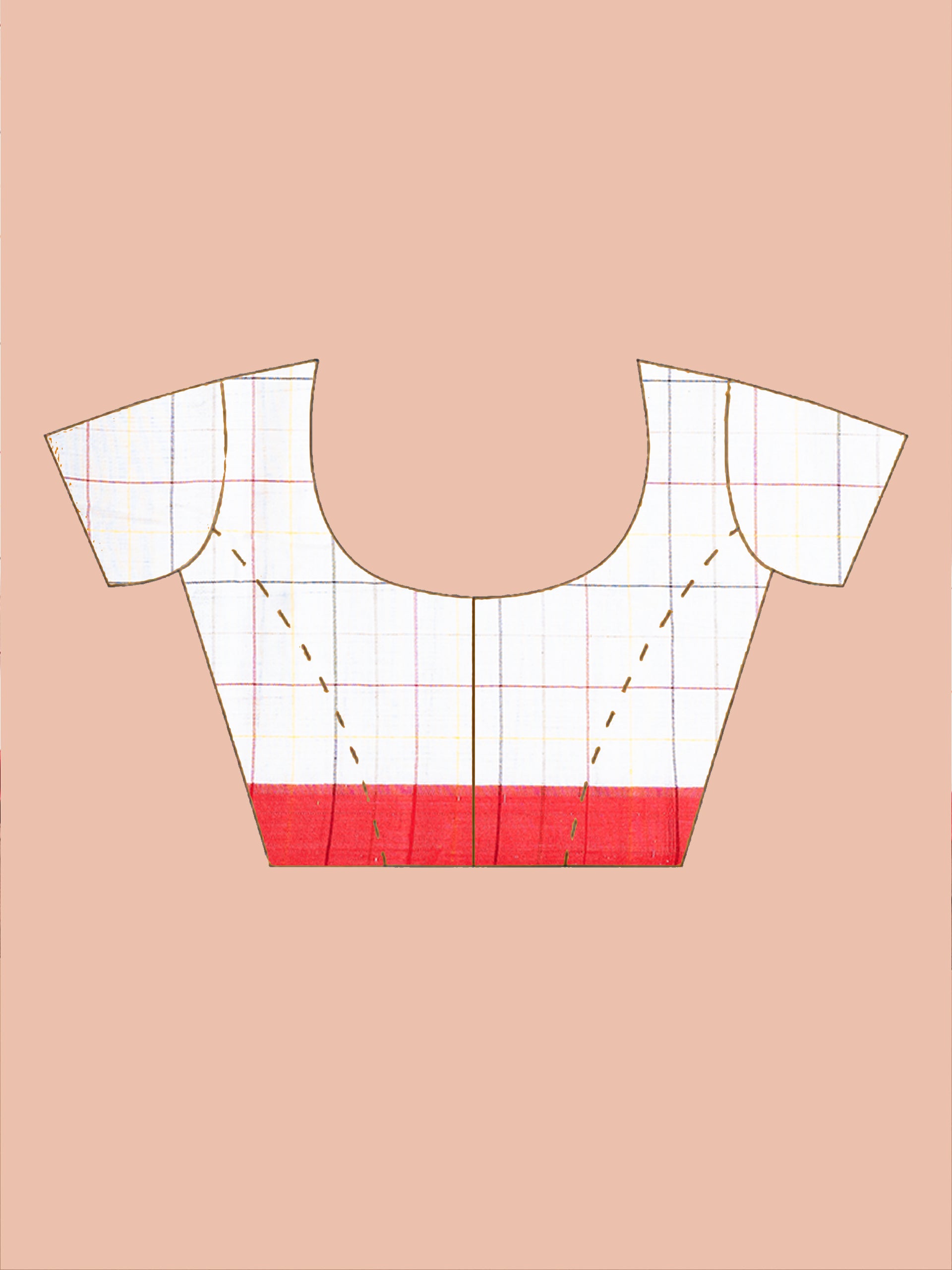 Check Dhonekhali mercerised pure cotton saree stylish handloom