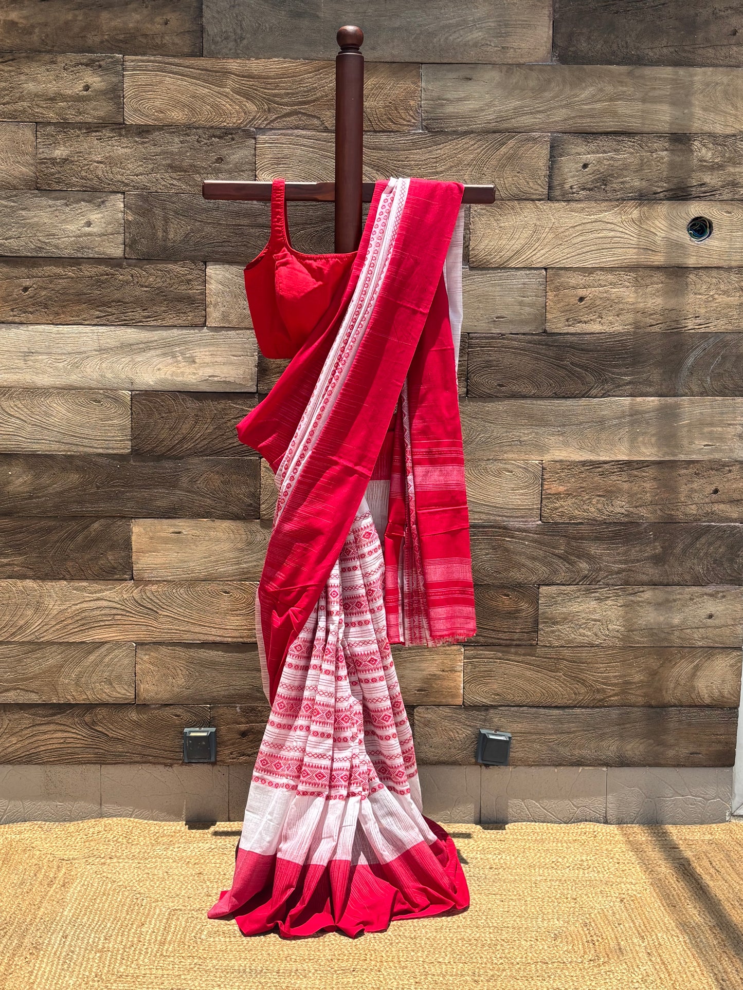 Pure Cotton  Dhonekhali Saree