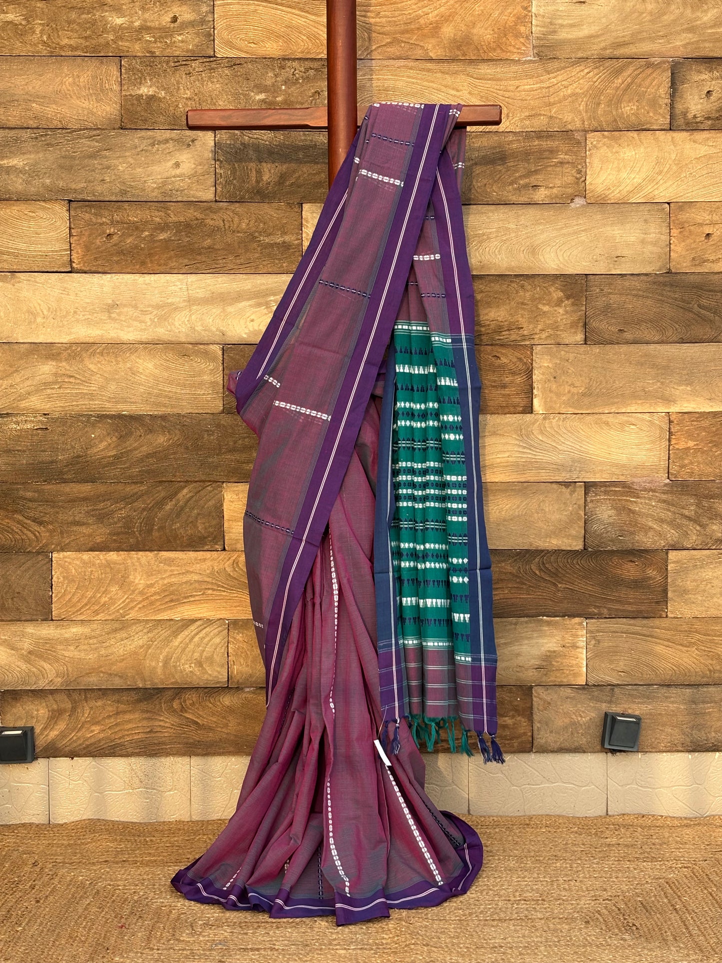 Pure Cotton Handwoven Begumpuri Saree