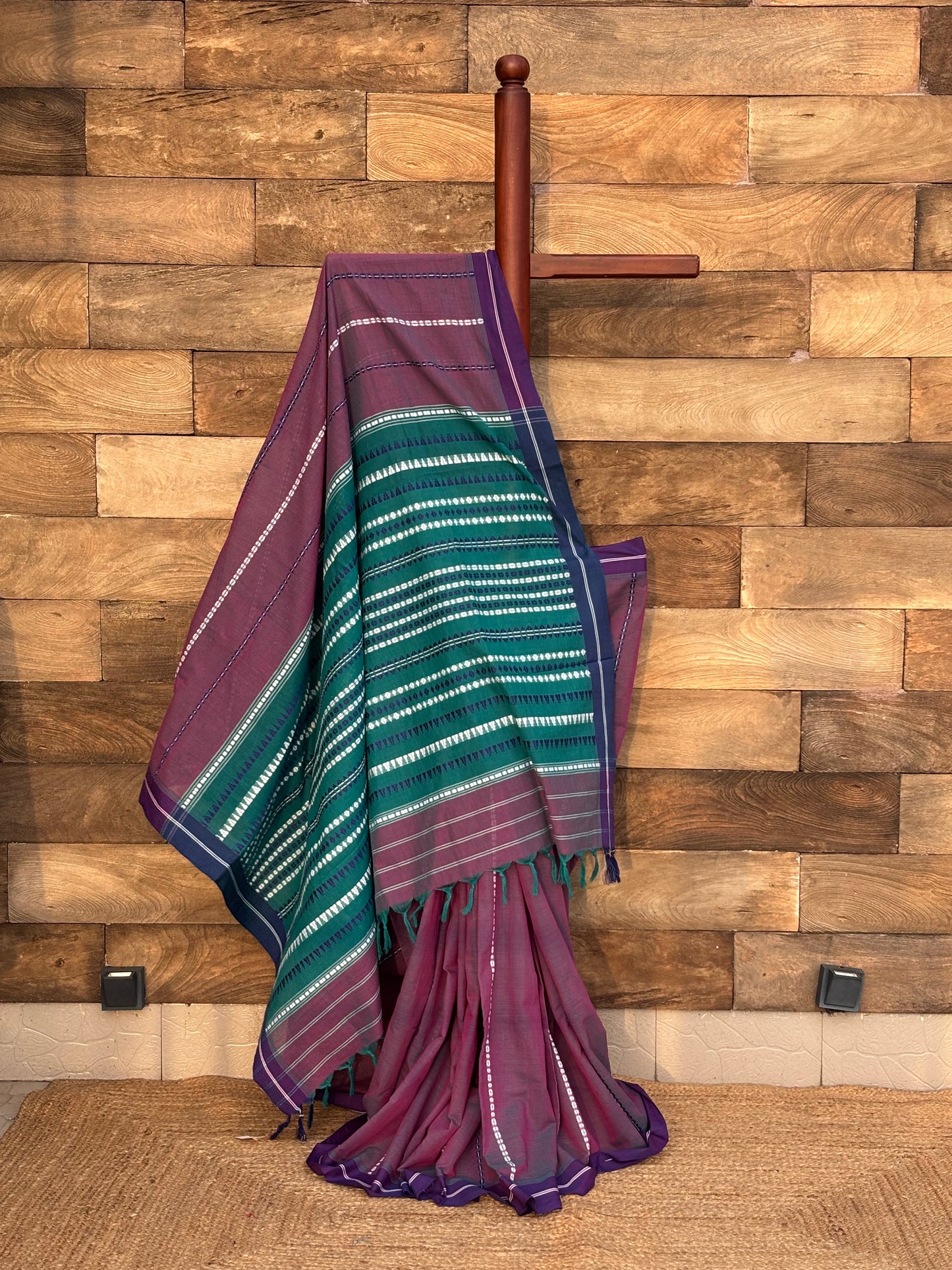 Pure Cotton Handwoven Begumpuri Saree