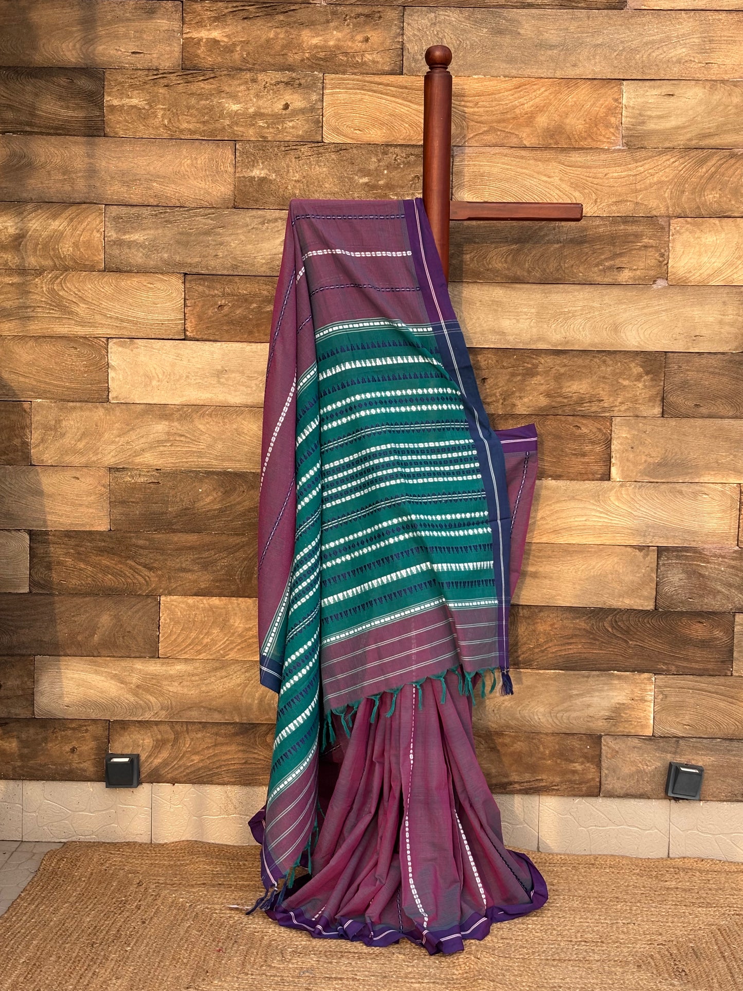 Pure Cotton Handwoven Begumpuri Saree