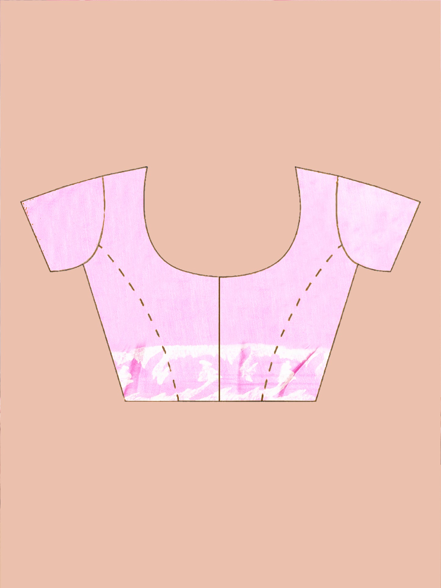 pink chanderi silk cotton saree lightweight blend