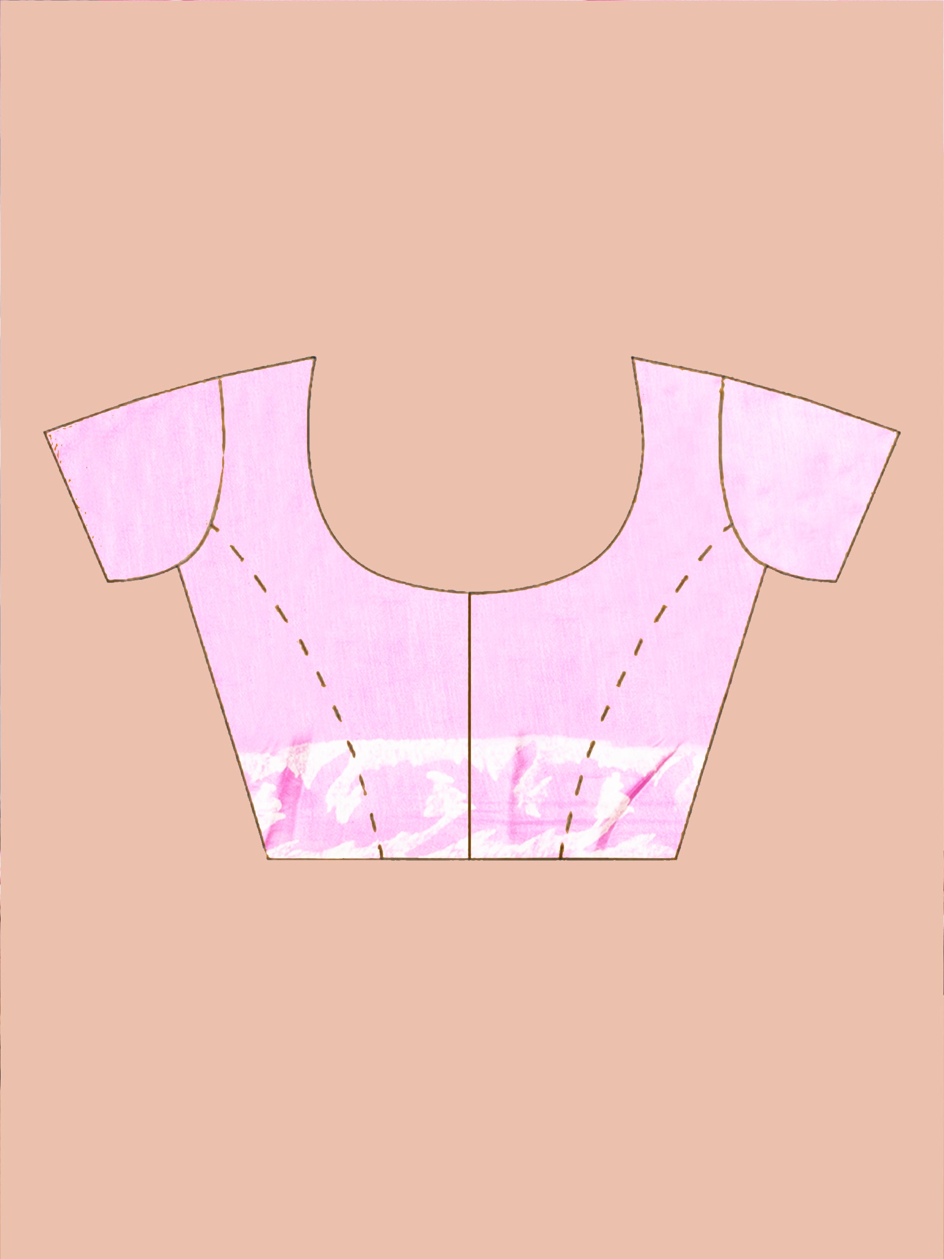 pink chanderi silk cotton saree lightweight blend