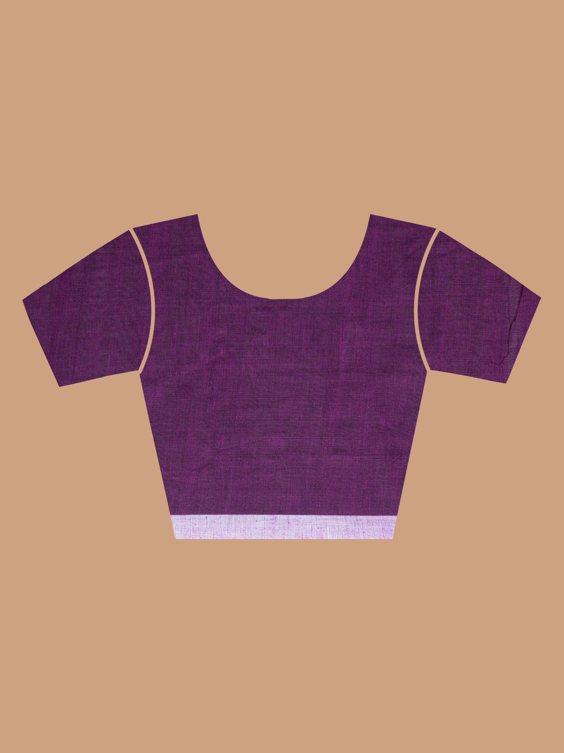 purple story jamdani pure cotton saree online handwoven