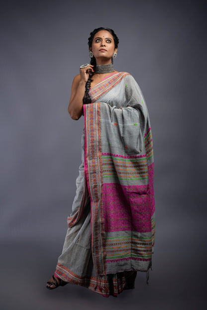 Assam Khadi Cotton (Grey)