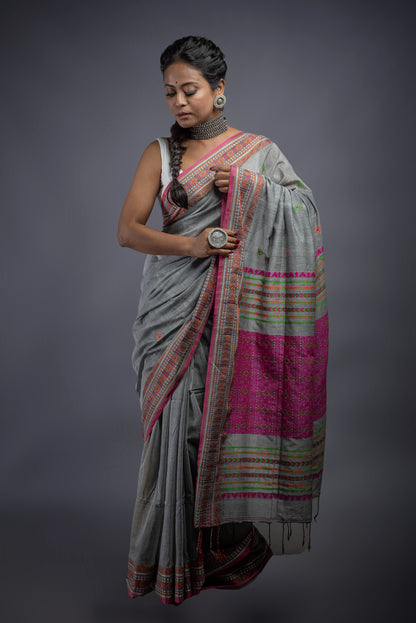 Assam Khadi Cotton (Grey)