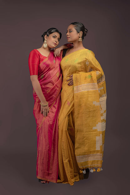 Cotton Tissue Jamdani Saree