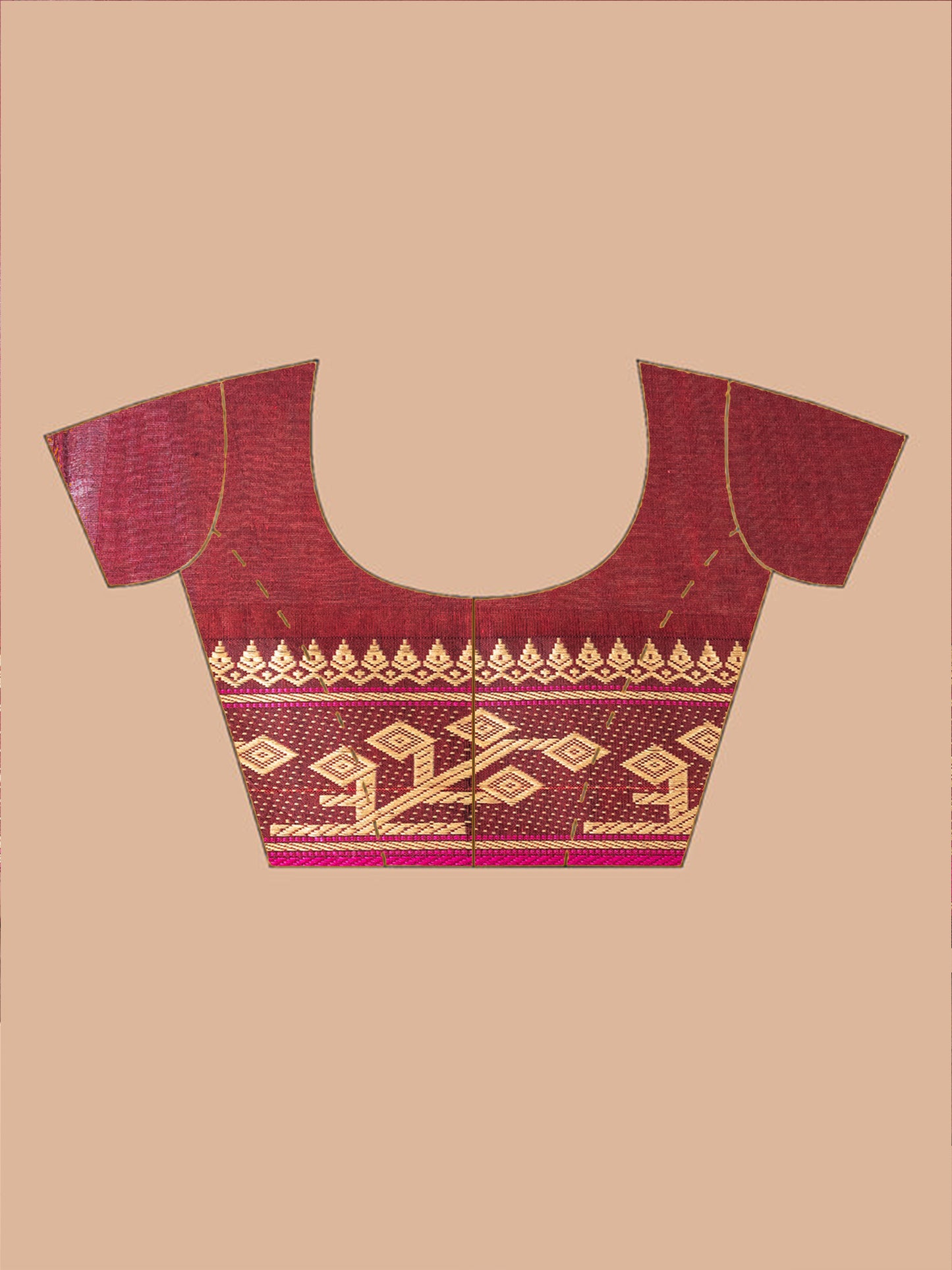 shakti sutra mercerised pure cotton saree women shiny