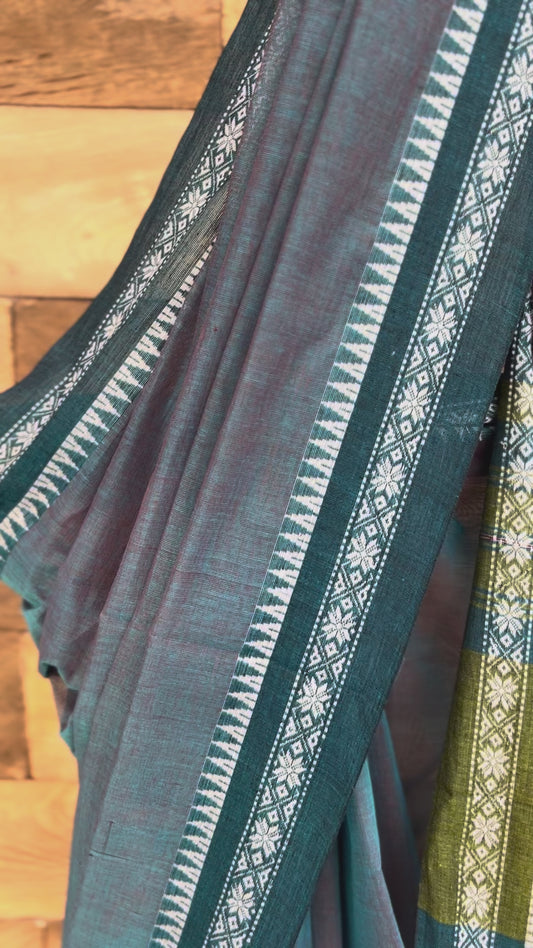 Pure Cotton Dhonekhali Saree