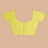 Yellow Soft cotton Jamdani Saree (Blouse)