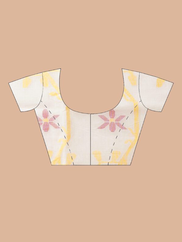 Jamdani Soft Cotton Saree Blouse
