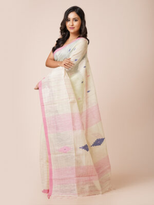 “SMARTY ” SLUB COTTON SAREE