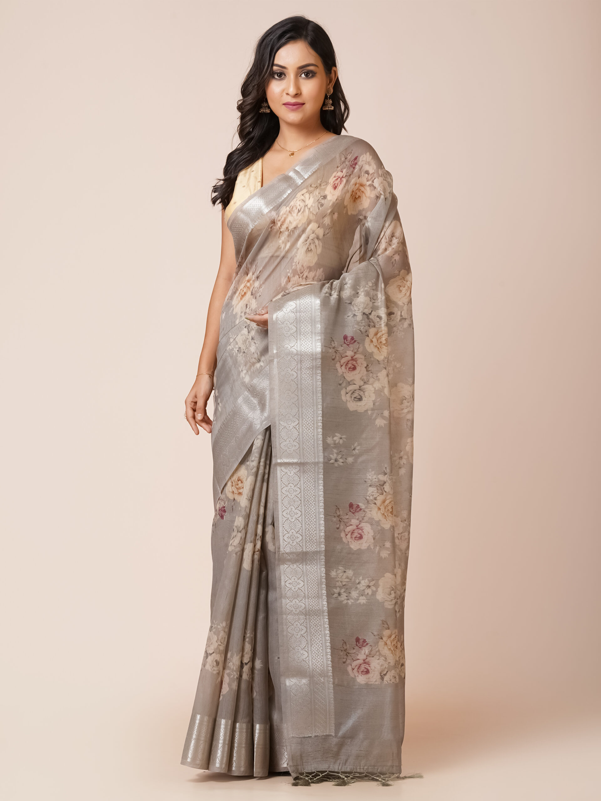 "CHAYA " DIGITAL PRINT FANCY SAREE